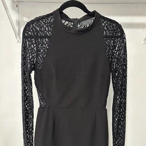 ASTR Black Lace Dress, Size Large